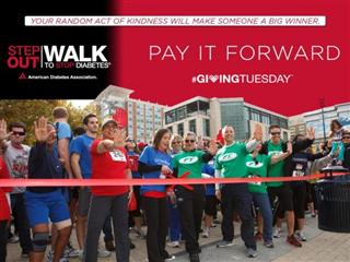 A Giving Tuesday Pay It Forward Success for the American Diabetes Association